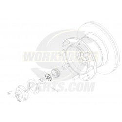 W8000022  -  Washer - Front Wheel Bearing Thrust 