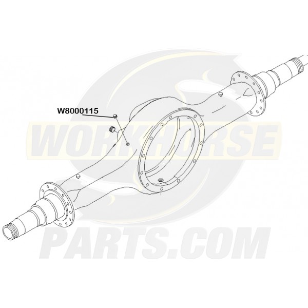 W8000115 - Rear Differential Breather Vent