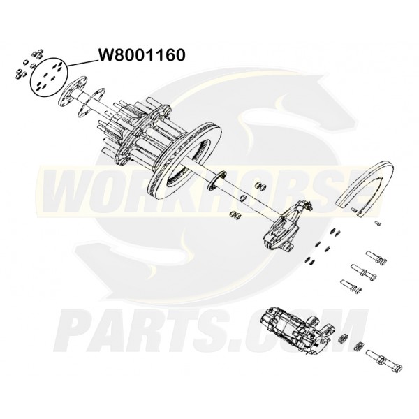 W8001160 - Rear Axle Shaft Cone Spacer
