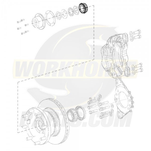 W8001249  -  Wheel Bearing Cone Asm - Outer