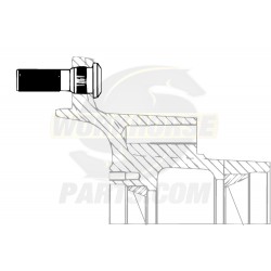 W8002187  -  Wheel Stud - M22 X 1.5 2.9 In Long