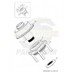 W8002483 - Hub & Spindle Assembly