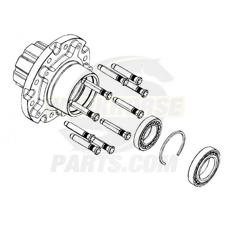 Wheel shop assembly hub