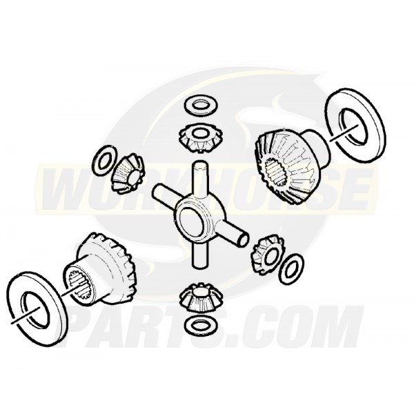 W8004329 Kitwheel Differential Side Gear Workhorse Parts