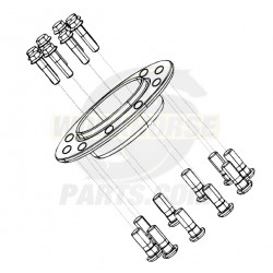 W8006454  -  Hub Flange Adaptor With Bolts 