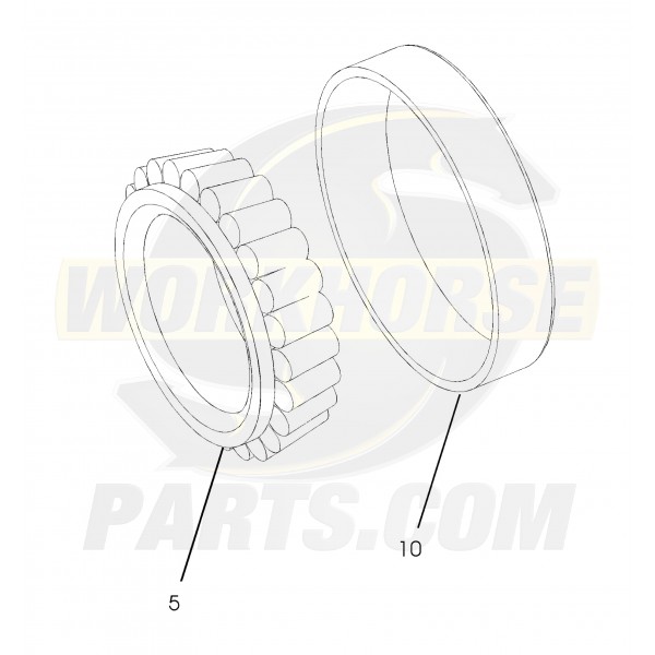 W8810211 - Rear Wheel Bearing Asm (Inner)