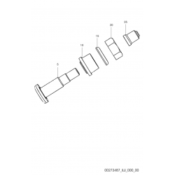 00273487  -  Cap-valve W/strn 