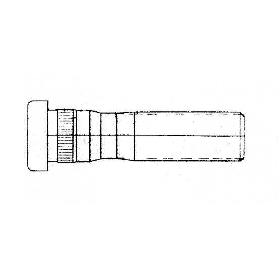 00334388  -  Stud - Front Wheel (Serrated) (9/16-18 x 2 1/4)