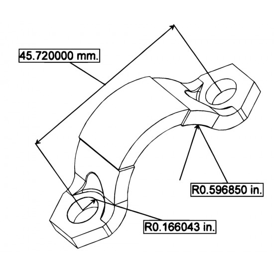 W8837131  -  Rear Driveline U-joint Strap W8837131  -  Rear Driveline U-joint Strap