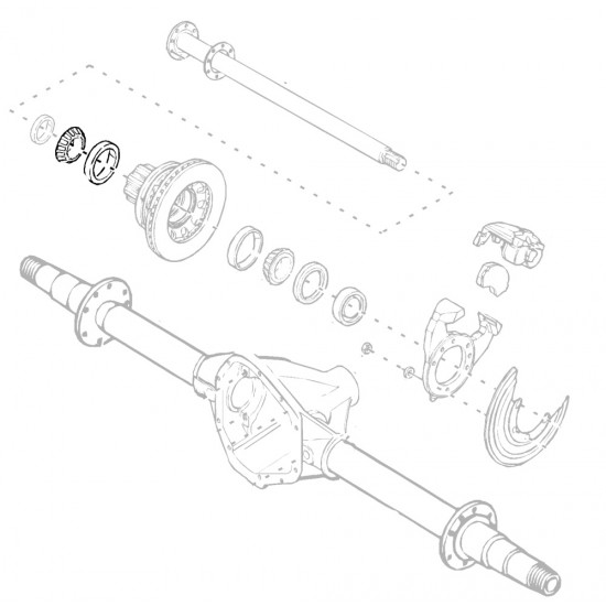 W8835197  -  Bearing Set  -Rear Wheel Outer (JF9 - 4 Wheel Disc)