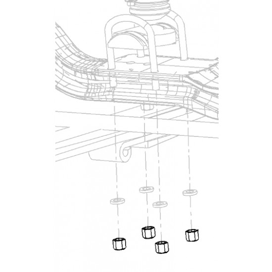 W0000435  -  Leaf Spring U-Bolt Nut