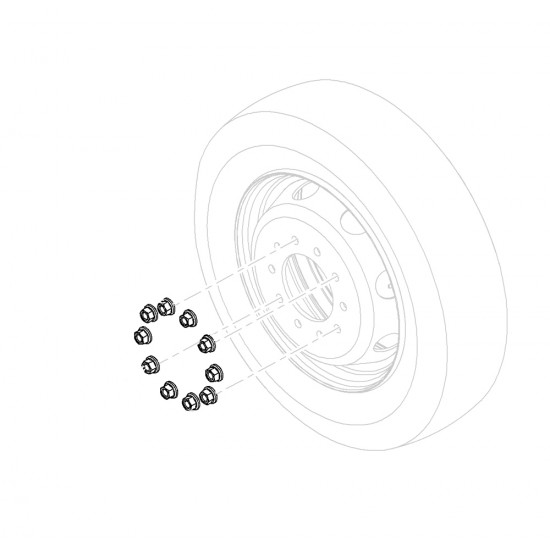 W0007868  -  Wheel Lug Nut 5/8-18