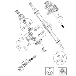 W0010800  -  Axle Asm Rear 