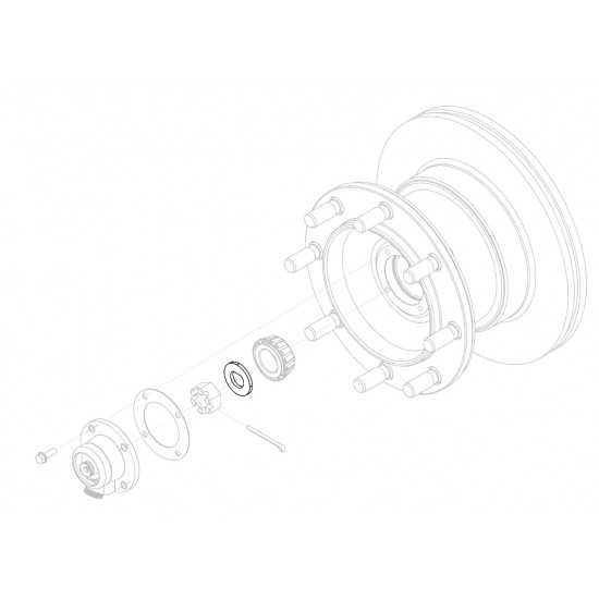 W8000022  -  Washer - Front Wheel Bearing Thrust 