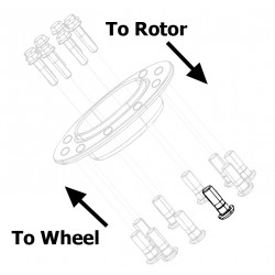 W8002478  -  Front Wheel Stud (5/8"-18)