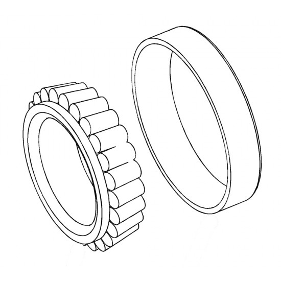 W8002558  -  Front Wheel Outer Bearing Asm  W8002558  -  Front Wheel Outer Bearing Asm