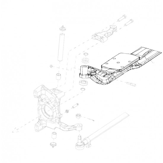 W8003051  -  I Beam - Front Axle