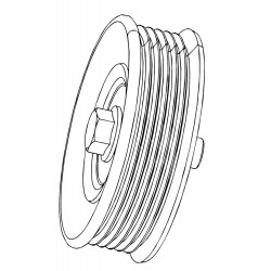 12634218  -  Pulley Asm - Belt Idler (L57 - 6.5L Diesel)
