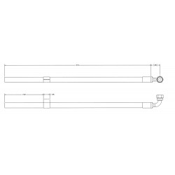 W8006977  -  Hose Asm - Power Steering Gear Outlet (Gear to Cooler)