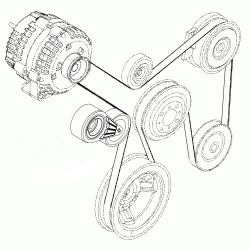 W8830674  -  Workhorse P32 Chassis 8.1L Serpentine Drive Belt W8830674  -  Workhorse P32 Chassis 8.1L Serpentine Drive Belt
