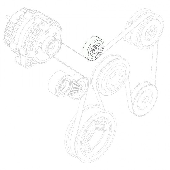 W8831905  -  Workhorse Belt Idler Pulley W8831905  -  Workhorse Belt Idler Pulley