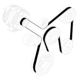 W8831715  -  Workhorse W-Series 8.1L Serpentine Drive Belt W8831715  -  Workhorse W-Series 8.1L Serpentine Drive Belt