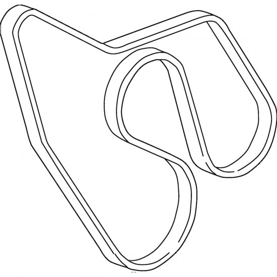 12564759  -  Belt - Fan, Water Pump, Alternator, P/S Pump (L31 - 5.7L)