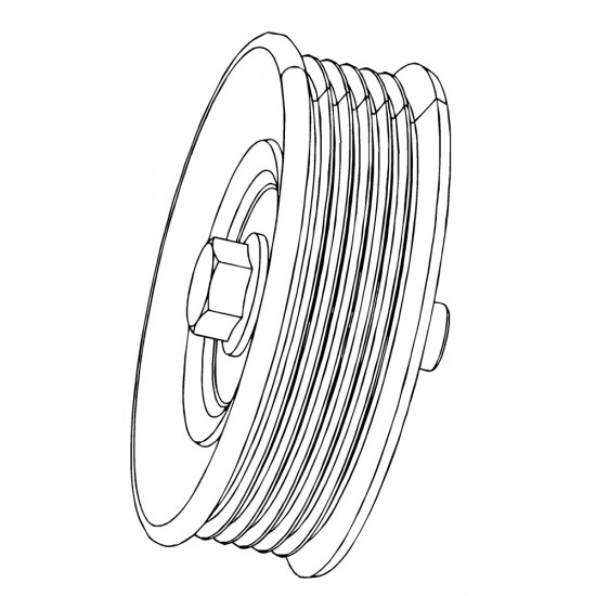 12634218  -  Pulley Asm - Belt Idler (L57 - 6.5L Diesel)