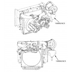 1688626C3  -  Elbow - Air Cleaner Inlet (4.5L Diesel)
