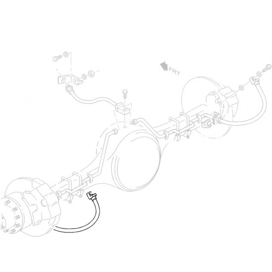 W8837894  -  Brake Hose - Left Hand Rear