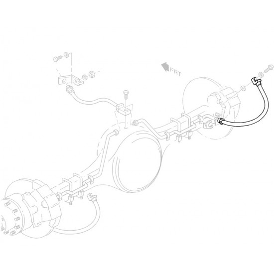 W8837895  -  Brake Hose - Right Hand Rear