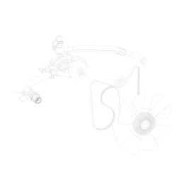 546370C1  -  Hose - Radiator Outlet Adapter (Attaches to Lower Hose)