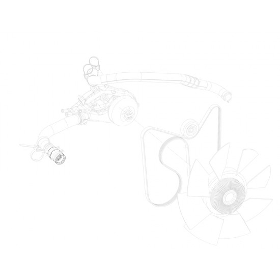 546370C1  -  Hose - Radiator Outlet Adapter (Attaches to Lower Hose)