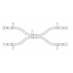 W0005169  -  Hose Asm - Feed And Return Rear