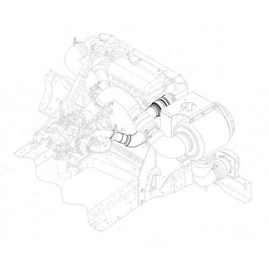 W0007853  -  Pipe - Charge Air Cooler Inlet (L6I - 4.5L)