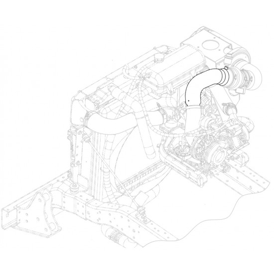W0009920  -  Pipe - Air Cleaner Outlet (L6I - 4.5L)