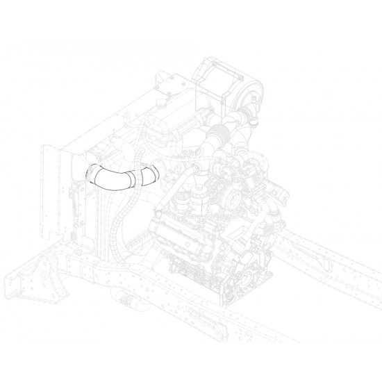 W0010097  -  Hose - Charge Air Cooler Outlet (L6I - 4.5L)