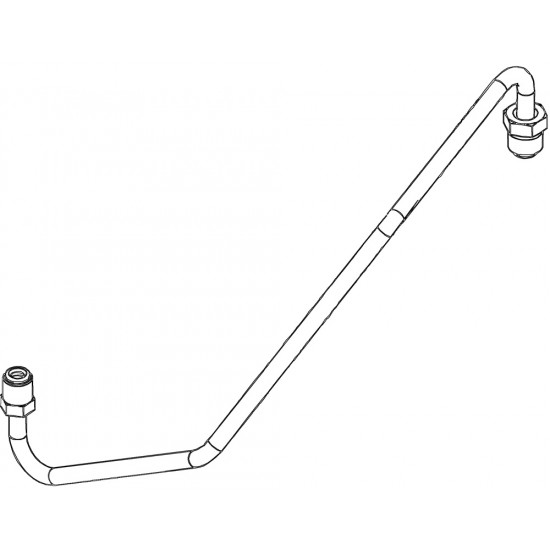 W0010600  -  Hose Asm - Brake Pressure Modulator Valve Out, Rear, Lh 