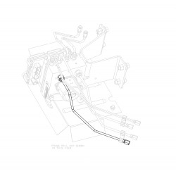 W0010602  -  Hose Asm - Brake Pressure Modulator Valve In, Front  (primary)