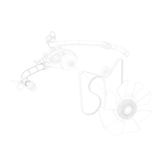 W0012679  -  Hose - Radiator Outlet (Lower)