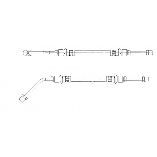 W0013404  -  Tube Asm - ABS Brake Booster Secondary (From M/C)