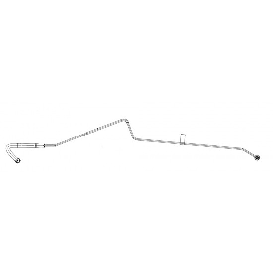 W8006746  -  ABS Hose Asm  -  Left Hand Front Brake Pressure Modulator Valve (I-Beam w/ L31/L57 Engine)