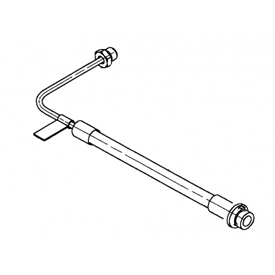 W8006764  -  ABS Hose Asm - Right Hand Front Brake Pressure Modulator Valve (JB8 Rear Drum & JF9 Rear Disc w/ IFS)