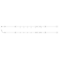 W8837917  -  W42 RH/LH Front Brake Hose (JM3 Brake Code - 52mm Caliper)