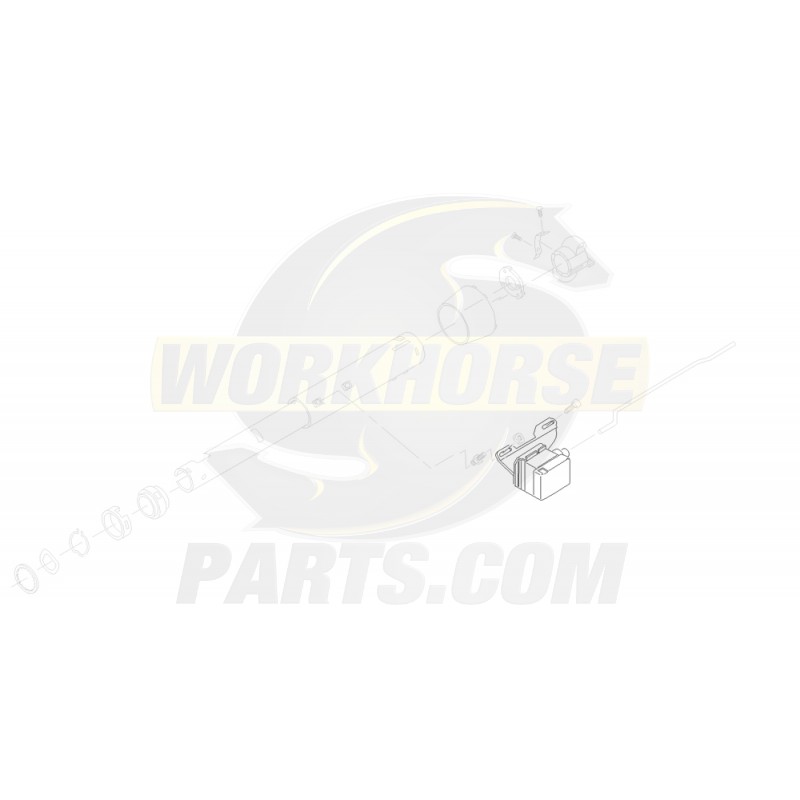 26000568 ROD HEADLAMP DIMMER SWITCH ACTUATOR Workhorse Parts