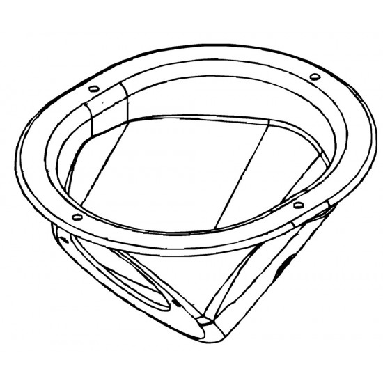 15721344 - Fuel Filler Dish (metal)