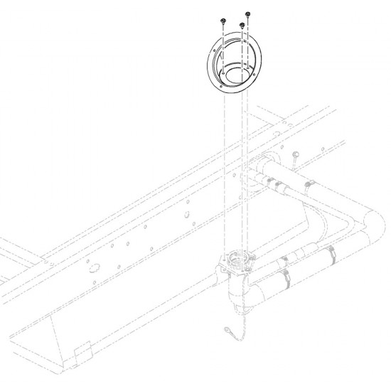 15721344 - Fuel Filler Dish (metal)