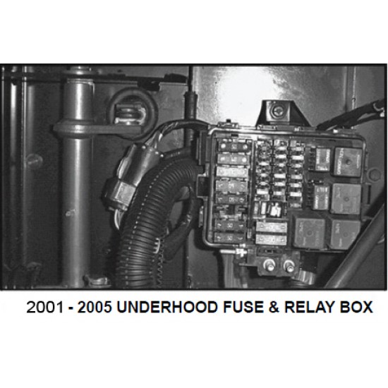 W8833599  -  01-05 W-Series & P-Series Fuse and Relay Box Cover
