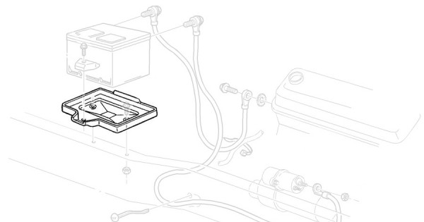 15600484 - Tray Asm - Battery - Workhorse Parts
