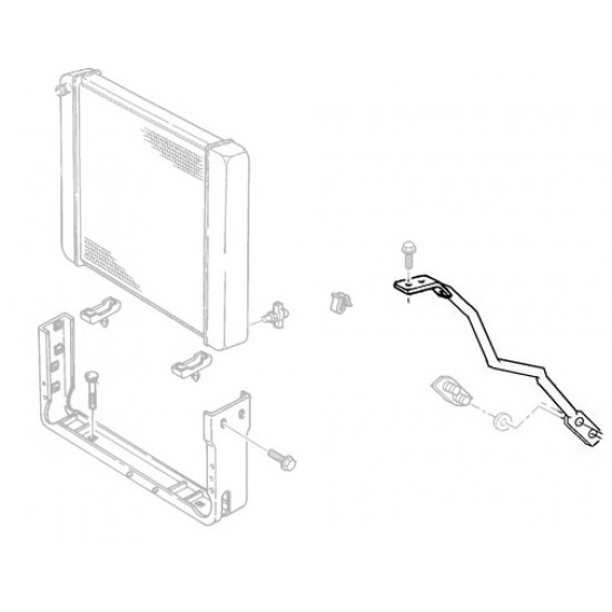 15990614  -  Brace - Radiator Upper Support